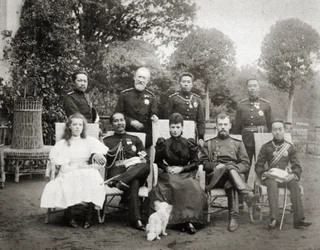 Royal Families of Russia and Siam, 1896